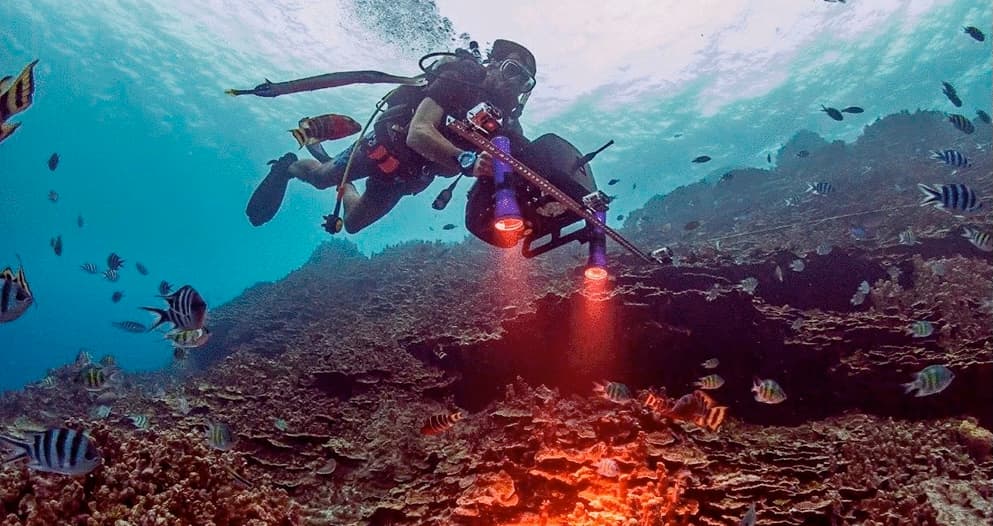 Underwater hyperspectral imaging